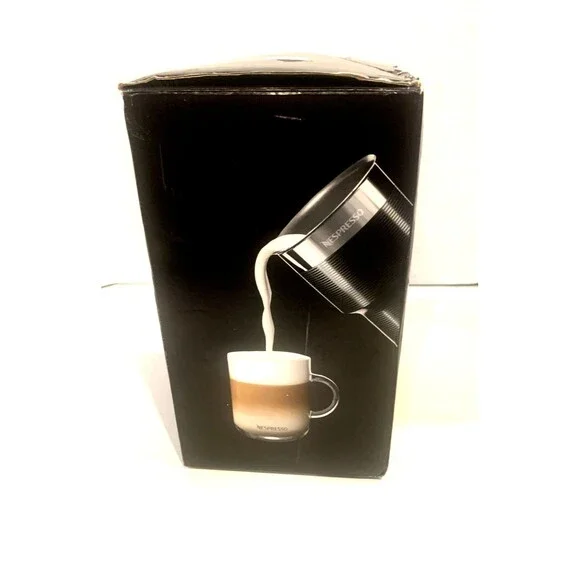Nespresso Aeroccino XL Stainless Steel Electric Hot & Cold Milk Frother In Black